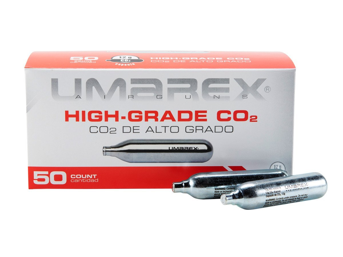 1626874992.jpg Umarex 12-Gram CO2 Cartridges, 50ct - Image 1