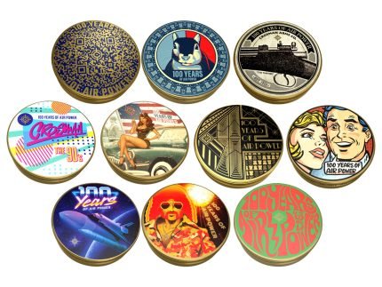 Crosman 100 Year Anniversary Pellet Tins