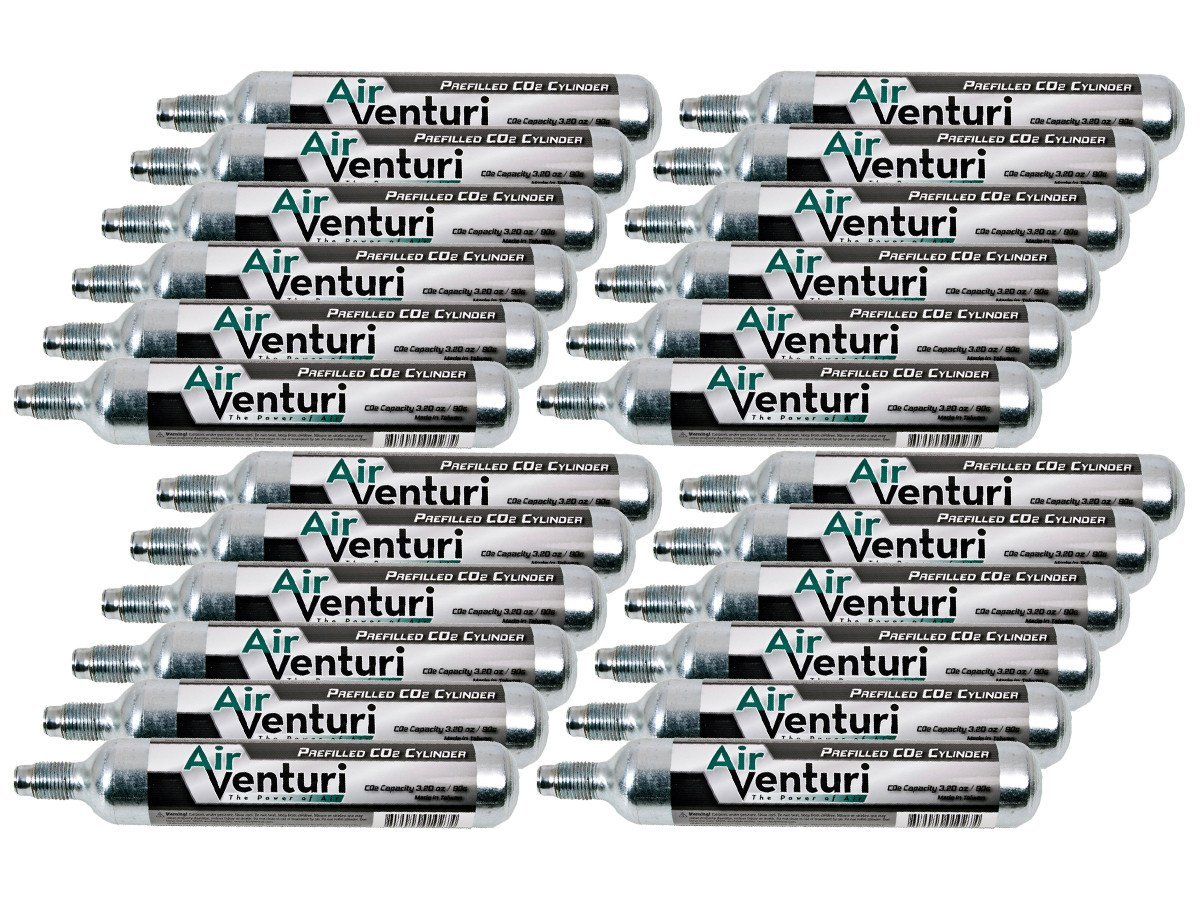 air-venturi-88-gram-co2-tanks-24-pack_1652899969.jpg Air Venturi 90 Gram CO2 Cylinders, 24 Pack (*) - Image 1