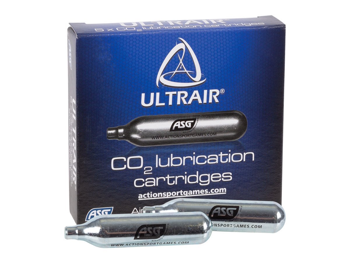 asg-ultrair-co2-lubrication-cartridges-5ct_1603300567.jpg ASG Ultrair 12 Gram CO2 Lubrication Cartridges, 5ct - Image 1