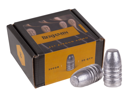 Benjamin .457 Caliber Flat Nose, 350 Grains - 50 ct