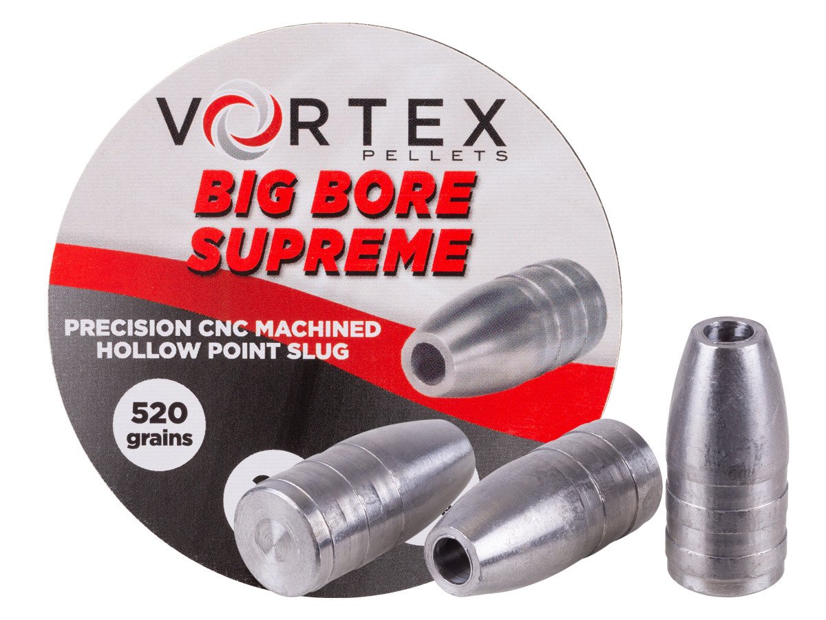 hatsan-vortex-big-bore-supreme-slugs-50-cal-520-gr-22-ct_1679339800.jpg Hatsan Vortex Big Bore Supreme Slugs .510/.50cal, 520gr - 22ct - Image 1